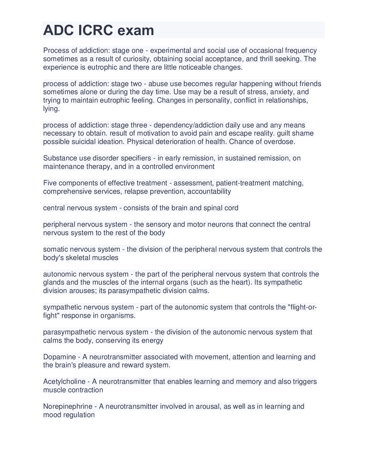 Preview image of ADC ICRC exam document